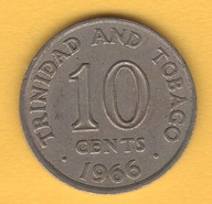 Trynidad i Tobago 10 centów, 1966