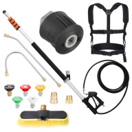 Lanca teleskopowa 5,5m szczotka dysze do myjki KARCHER K2 K3 K4 K5 K6 K7