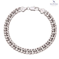 72494 BRANSOLETKA PLATYNOWANA 19,5 CM 6,7 MM pancerka duo