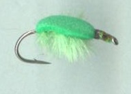 Sucha muszka ZIELONY ŻUCZEK - #10; 12