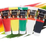 ZESTAW FARB AKRYLOWYCH VAN BLEISWIJCK – 5 KOLORÓW