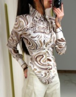 ROBERTA BIAGI bluzka beige CAMICA r. M