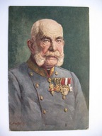 AUSTRO-WĘGRY CESARZ FRANCISZEK JÓZEF I przedwojenna POCZTÓWKA FELDPOST