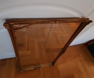 Stare Lustro - stylowe prostokątne - ciężkie Retro