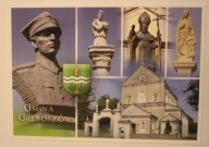 GMINA GRĘBOSZÓW. Pomnik majora Henryka Sucharskiego. Figura Św. Jana Nepomu