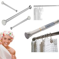 DRAZEK PRYSZNICOWY ROZPOROWY DO ZASLONY PRYSZNICOWEJ SREBRNY STA REGULOWANY