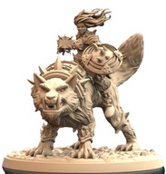 Orc Wolf Rider Orkowy Jeździec Wilków A Druk 3D NSFW