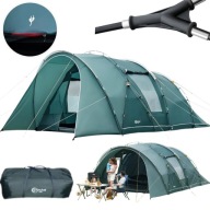 NAMIOT OGRODOWY WĘDKARSKI KEMPINGOWY TURYSTYCZNY 6 OS 3000 MM 2 KABINY DUŻY