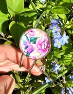 Bransoletka z kolibrem w żywicy