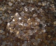 Stare monety na kilogramy. Cena za 1 kg