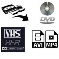 Przegrywanie kaset VHS na DVD lub do dowolnego pliku.