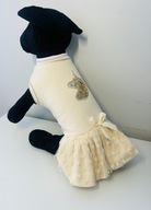 UBRANKO sukienka z tiulem dla psa typu york chihuahua S