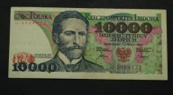 Polska - banknot - 10000 Złotych 1987 rok Seria U