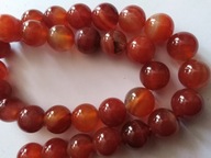 H2- AGAT CZERWONY - kula - 10mm - 12sztuk