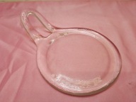 lichtarzyk podstawka talerzyk świecznik? grube szkło 12cm