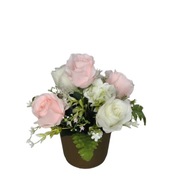 Stroik nagrobny urnowy mała Wiązanka na mały pomnik cmentarz Dla dziecka