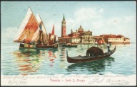 Venezia. Isola di S. Giorgio - Ferd. Gobbato, Venezia 1904 Litho