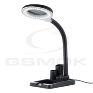 LAMPA LED SERWISOWA WIELOFUNKCYJNA PODŚWIETLENIE ORGANIZER LUPA 5X 10X