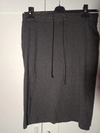 yic carry vng ladies collection l 40 spódnica midi dzianinowa szara strecz