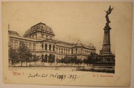 Wien I - UNIWERSYTET, WIEDEŃ - AUSTRIA - STARA, CZYSTA, 1887 rok RZADKOŚĆ