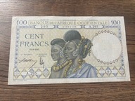 Francuska Afryka Zachodnia - 100 franków - 1941 - rzadki