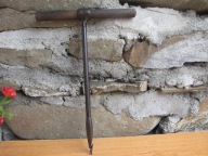 Stare kolekcjonerskie wiertło/świder z czasów PRL