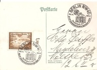 TRZECIA RZESZA -postkarte -ozdobny stempel, znaczek -obieg 1942 rok