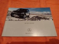 Mercedes Die Neue M - Klasse 2005 prospekt Niemcy