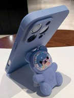 Etui Silikonowe Stylowe Etui Miś ze smyczą do Samsung Galaxy A56