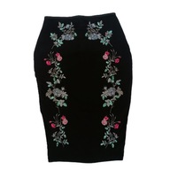 SPÓDNICA LETNIA MGIEŁKA -HAFTOWANA ROZM.40__MISSGUIDED