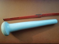 duża antyczna porcelanowa pałka do możdzierza, apteka farmacja