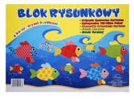 Blok rysunkowy A4 Protos kolorowy 80g