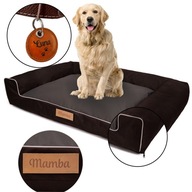 DUŻE XXL LEGOWISKO DLA PSA + Adresówka Z PERSONALIZACJĄ IMIENIA Z IMIENIEM