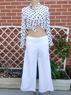 Lefties spodnie dzwony pallazo szwedy 36