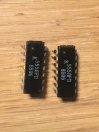 Układ K555ŁR11=74LS51, 2x (dwie bramki AND, 2 we, połączone z NOR)