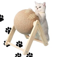 DRAPAK DLA KOTA KULA PIŁKA ODPORNY NA ZUŻYCIE BEZPIECZNY DLA ŁAPEK EKO