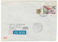 Brazylia 1986 Koperta Znaczki Boże Narodzenie ptaki zdrowie medycyna kwiaty