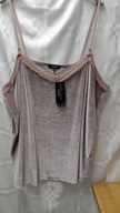 NEW LOOK Bluzka top welur z koronką rozm 54 NOWA