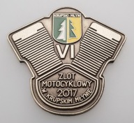 Znaczek, odznaka, blacha zlotowa, motocyklowa No.2349