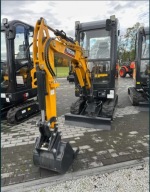 Minikoparka NEX YUCHAI YC18-9|silnik Yanmar Głębokość 2,5m kopania!