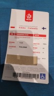 Bilet Polska - Finlandia inwalida jedno zgięcie