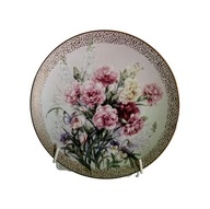 Talerz kolekcjonerski “Carnation Serenade” Lena Liu