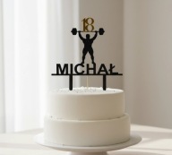 topper na tort dekoracja urodziny personalizacja SZTANGA!!
