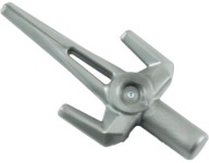 LEGO BROŃ NINJAGO SZTYLET SAI - FLAT SILVER SREBNY 98139 4646867 3szt Nowy