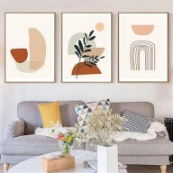 ZESTAW PLAKATY WIOSENNE 3 x 40x60 FOTO OBRAZ GEOMETRYCZNE PLAKAT 40x60