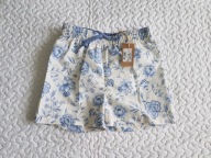 Newbie spodenki kąpielowe w niebieskie kwiaty nowe roz 122-128