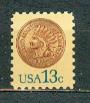 USA** Moneta z 1877 roku, Indianin 1/2 c. Mi 1325