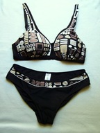 STRÓJ KĄPIELOWY DAMSKI 2-CZĘŚCIOWY 40/42 LASCANA