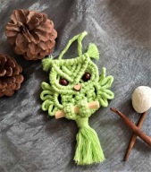 Sowa ze sznurka - makrama