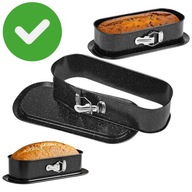 TORTOWNICA FORMA DO PIECZENIA CIAST PROSTOKĄTNA 34cm BLACHA NON STICK